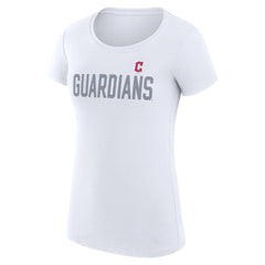 Cleveland Guardians G-III 4Her by Carl Banks Women's Super-Slim Fit Lightweight Dot Print T-Shirt - MLB T-shirts