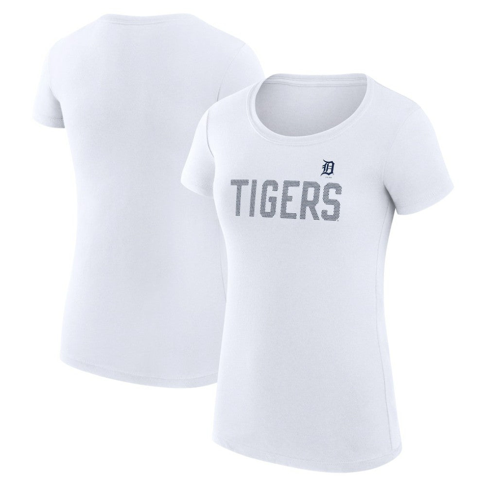 Detroit Tigers G-III 4Her by Carl Banks Women's Super-Slim Fit Lightweight Dot Print T-Shirt - MLB T-shirts