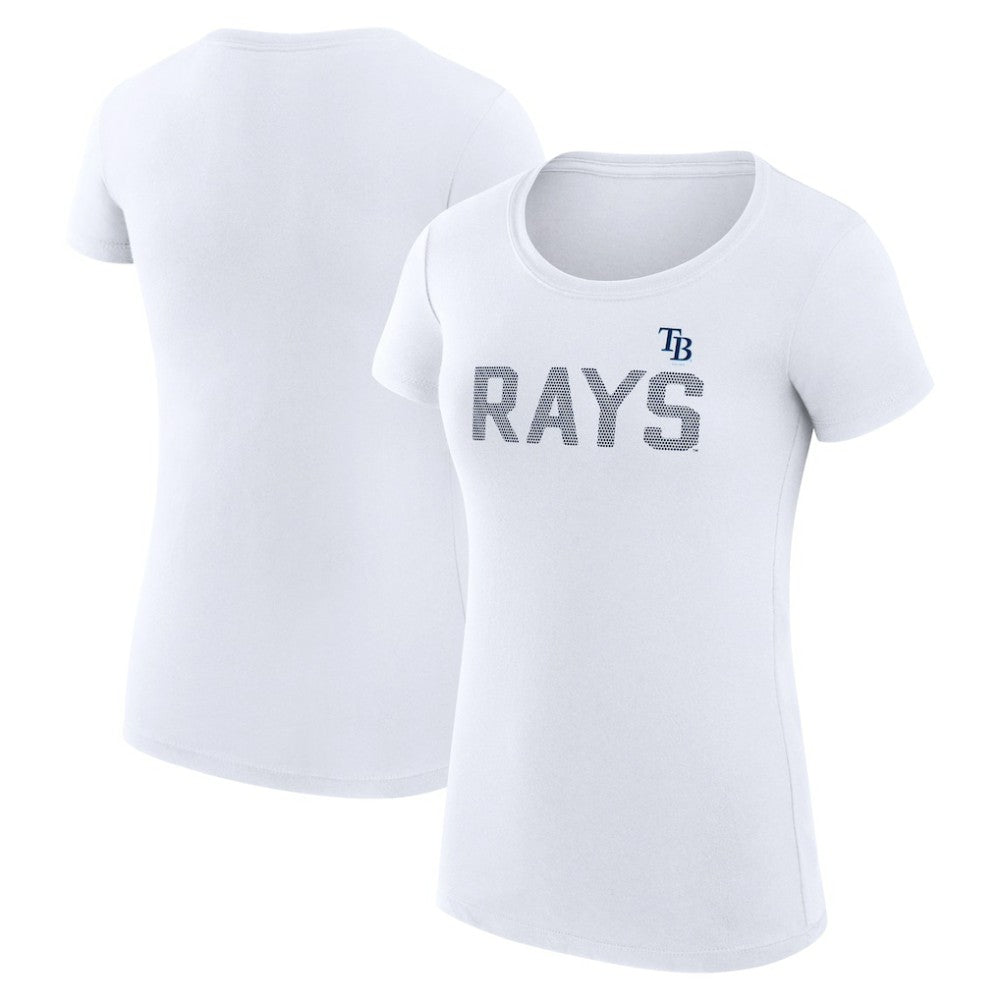 Tampa Bay Rays G-III 4Her by Carl Banks Women's Super-Slim Fit Lightweight Dot Print T-Shirt - MLB T-shirts