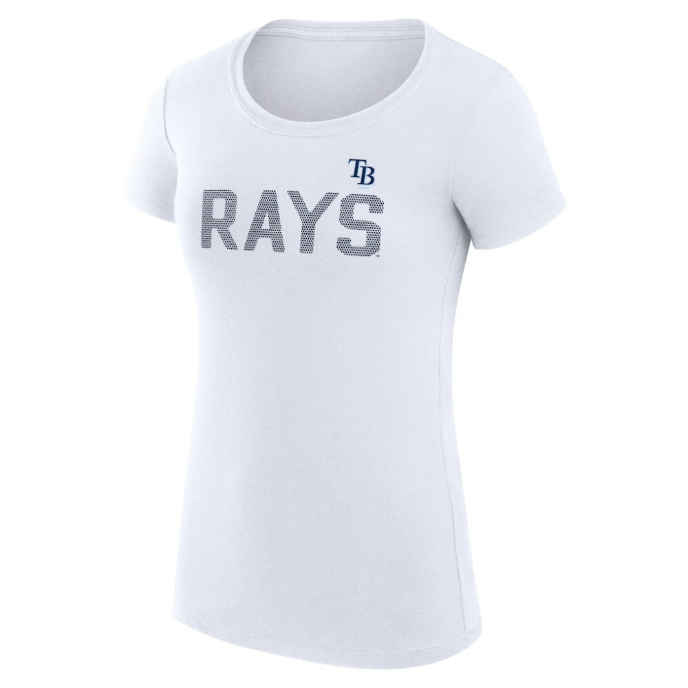 Tampa Bay Rays G-III 4Her by Carl Banks Women's Super-Slim Fit Lightweight Dot Print T-Shirt - MLB T-shirts