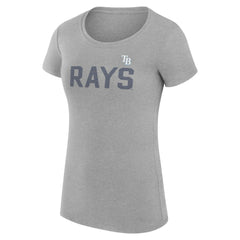 Tampa Bay Rays G-III 4Her by Carl Banks Women's Super-Slim Fit Lightweight Dot Print T-Shirt - MLB T-shirts