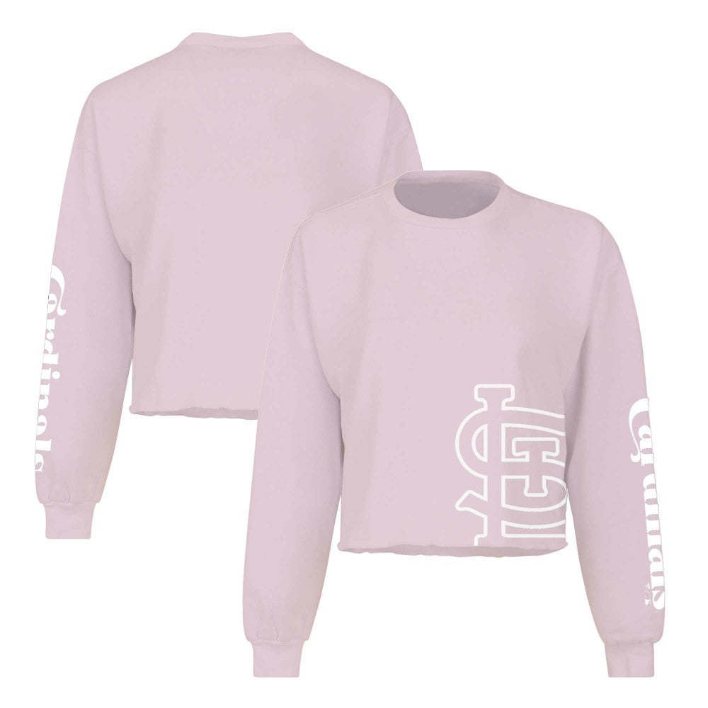 St. Louis Cardinals Fanatics Women's Cropped Slouchy Long Sleeve T-Shirt - MLB T-shirts