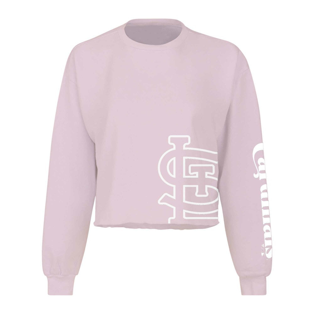 St. Louis Cardinals Fanatics Women's Cropped Slouchy Long Sleeve T-Shirt - MLB T-shirts
