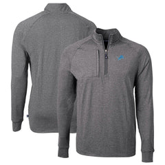 Detroit Lions Cutter & Buck Big & Tall Adapt Eco Knit Quarter-Zip Pullover Top | NFL Near me