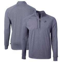Detroit Lions Cutter & Buck Big & Tall Adapt Eco Knit Quarter-Zip Pullover Top | NFL US