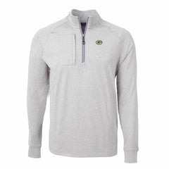 Green Bay Packers Cutter & Buck Big & Tall Adapt Eco Knit Quarter-Zip Pullover Top | NFL Sale