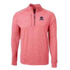 Green Bay Packers Cutter & Buck Big & Tall Adapt Eco Knit Quarter-Zip Pullover Top | NFL Discount