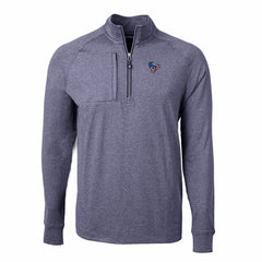 Houston Texans Cutter & Buck Big & Tall Adapt Eco Knit Quarter-Zip Pullover Top | NFL US