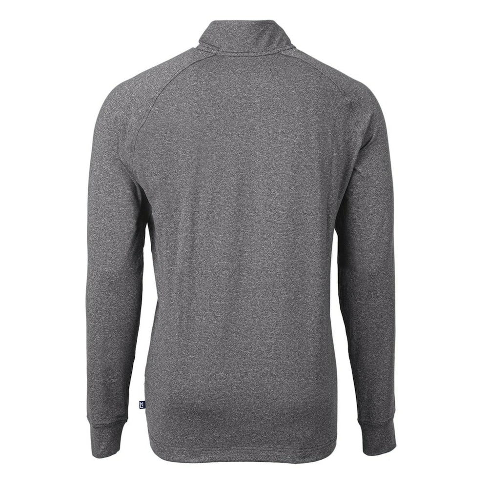 Las Vegas Raiders Cutter & Buck Big & Tall Adapt Eco Knit Quarter-Zip Pullover Top | NFL Outlet