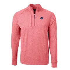 Miami Dolphins Cutter & Buck Big & Tall Adapt Eco Knit Quarter-Zip Pullover Top | NFL Online