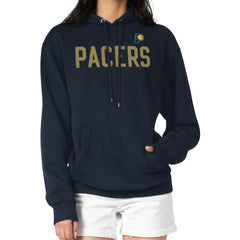 Navy Indiana Pacers G-III 4Her by Carl Banks Women's Dot Print Pullover Hoodie | NBA