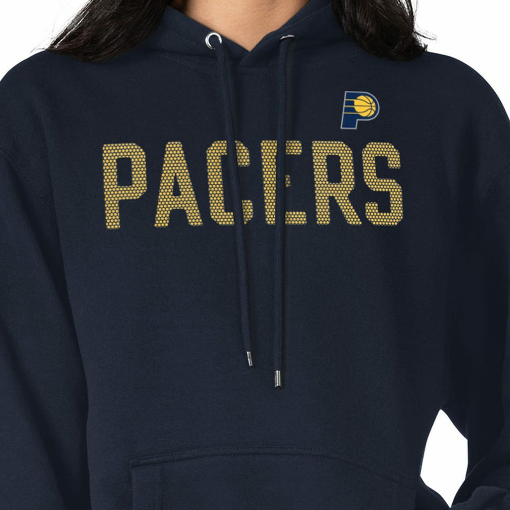 Navy Indiana Pacers G-III 4Her by Carl Banks Women's Dot Print Pullover Hoodie | NBA