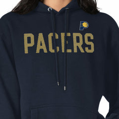 Navy Indiana Pacers G-III 4Her by Carl Banks Women's Dot Print Pullover Hoodie | NBA