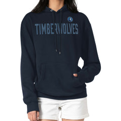 Navy Minnesota Timberwolves G-III 4Her by Carl Banks Women's Dot Print Pullover Hoodie | NBA