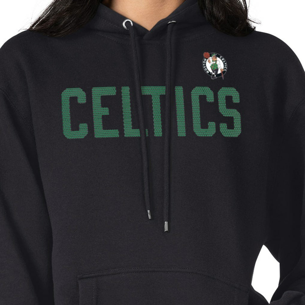 Black Boston Celtics G-III 4Her by Carl Banks Women's Dot Print Pullover Hoodie | NBA