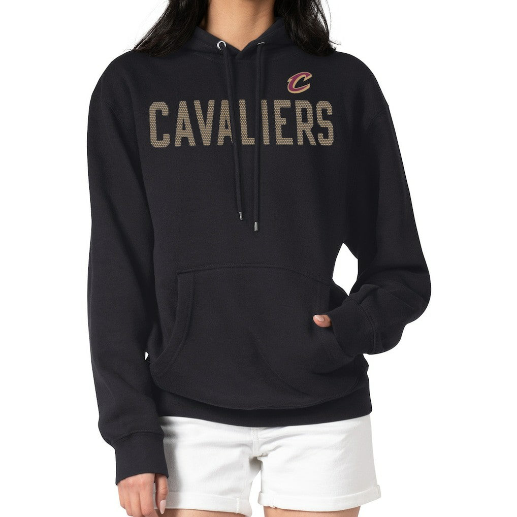 Black Cleveland Cavaliers G-III 4Her by Carl Banks Women's Dot Print Pullover Hoodie sale | NBA