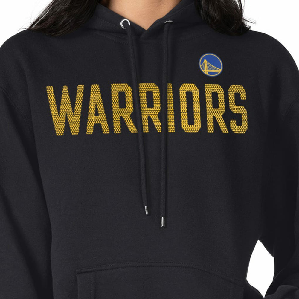 Black Golden State Warriors G-III 4Her by Carl Banks Women's Dot Print Pullover Hoodie sale | NBA
