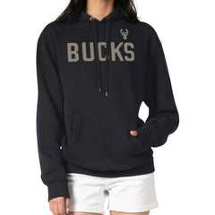 Black Milwaukee Bucks G-III 4Her by Carl Banks Women's Dot Print Pullover Hoodie | NBA