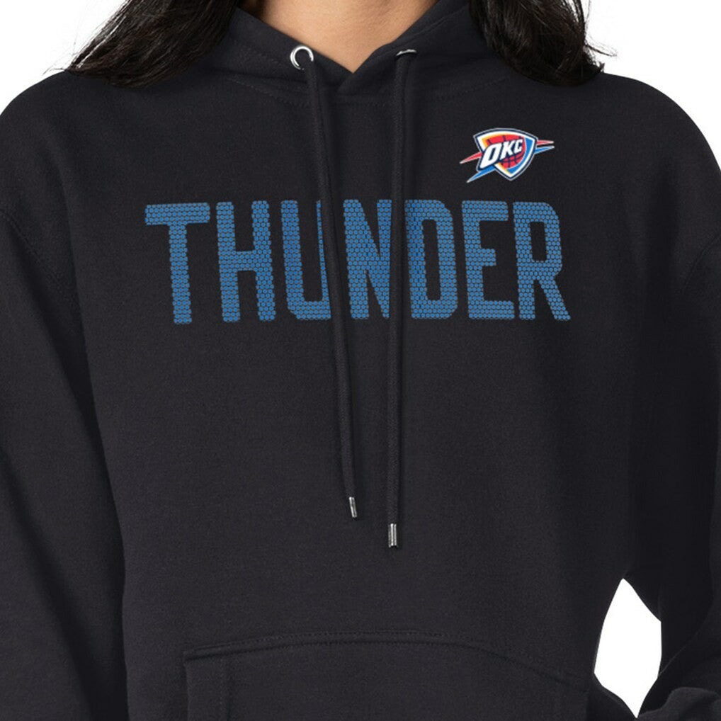 Black Oklahoma City Thunder G-III 4Her by Carl Banks Women's Dot Print Pullover Hoodie | NBA