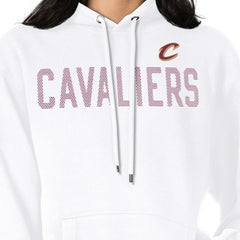 White Cleveland Cavaliers G-III 4Her by Carl Banks Women's Dot Print Pullover Hoodie sale | NBA