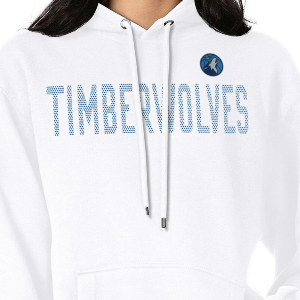 White Minnesota Timberwolves G-III 4Her by Carl Banks Women's Dot Print Pullover Hoodie | NBA