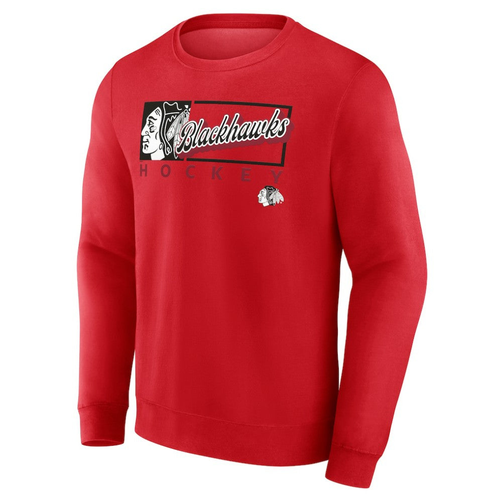Chicago Blackhawks Fanatics Focus Fleece Pullover Sweatshirt -  NHL Sweatshirts