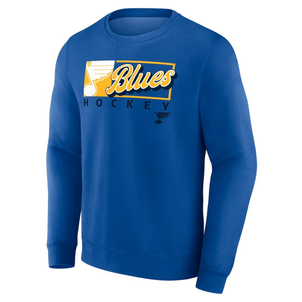 St. Louis Blues Fanatics Focus Fleece Pullover Sweatshirt -  NHL Sweatshirts