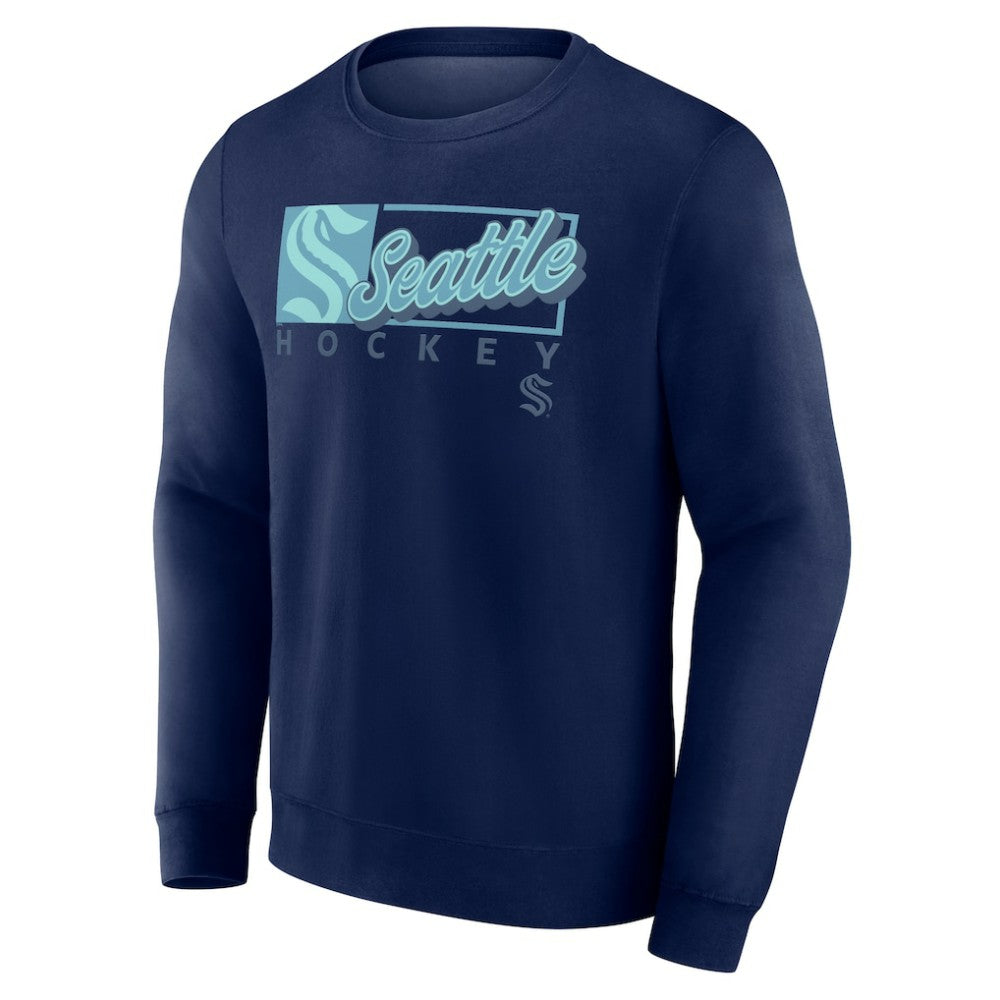 Seattle Kraken Fanatics Focus Fleece Pullover Sweatshirt -  NHL Sweatshirts