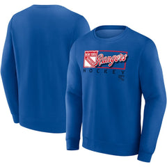 New York Rangers Fanatics Focus Fleece Pullover Sweatshirt -  NHL Sweatshirts