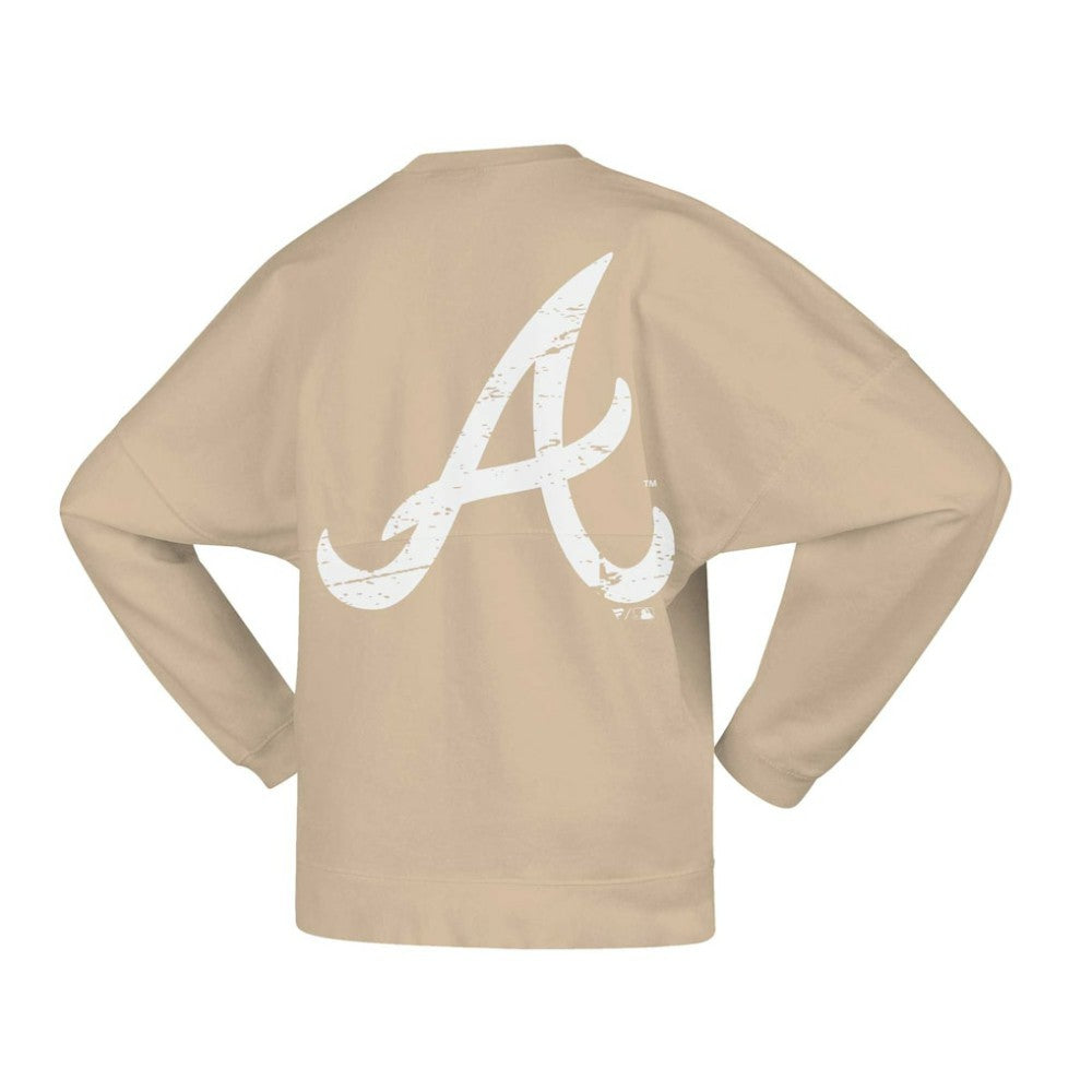 Atlanta Braves Fanatics Women's Branded Fleece Pullover Sweatshirt - MLB Pullover