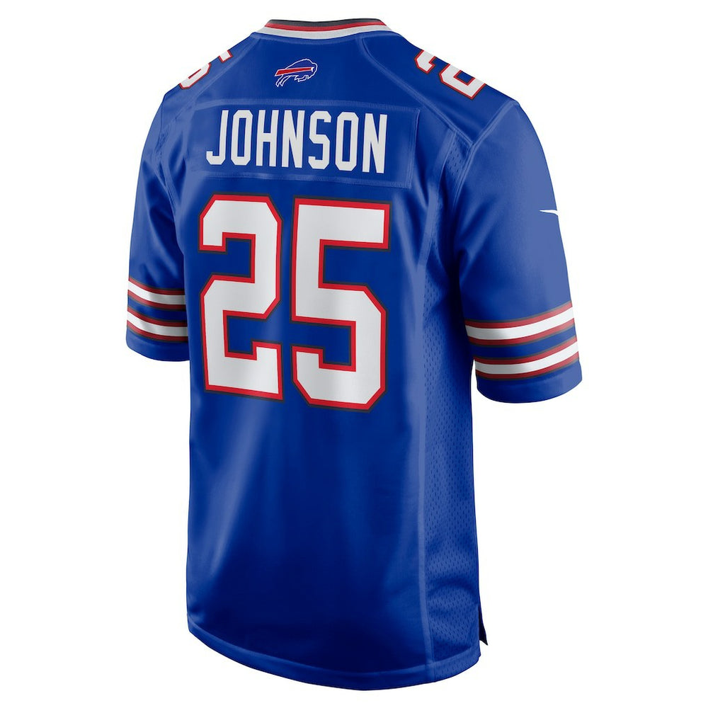 Buffalo Bills Ty Johnson  Team Game Jersey | NFL Sale