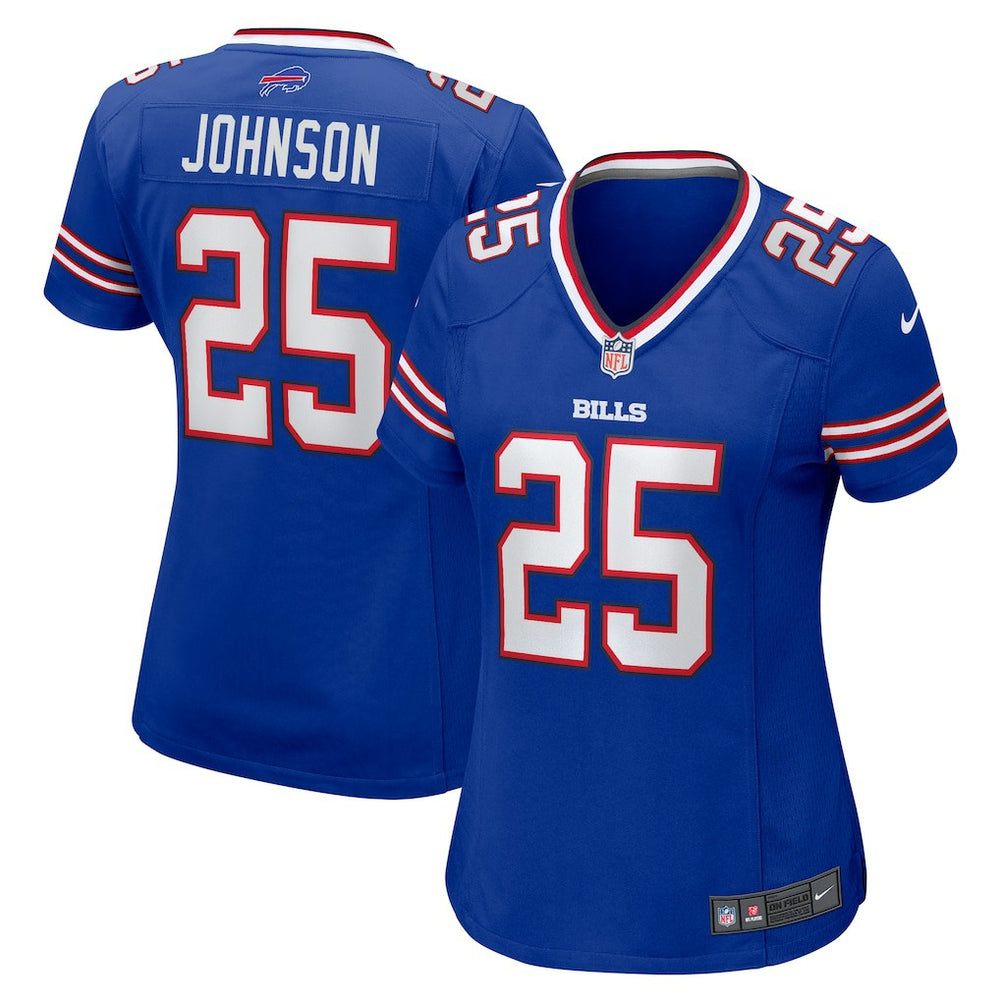 Buffalo Bills Ty Johnson  Women's Team Game Jersey | NFL Sale