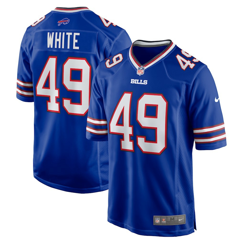 Buffalo Bills DaShaun White  Team Game Jersey | NFL Sale