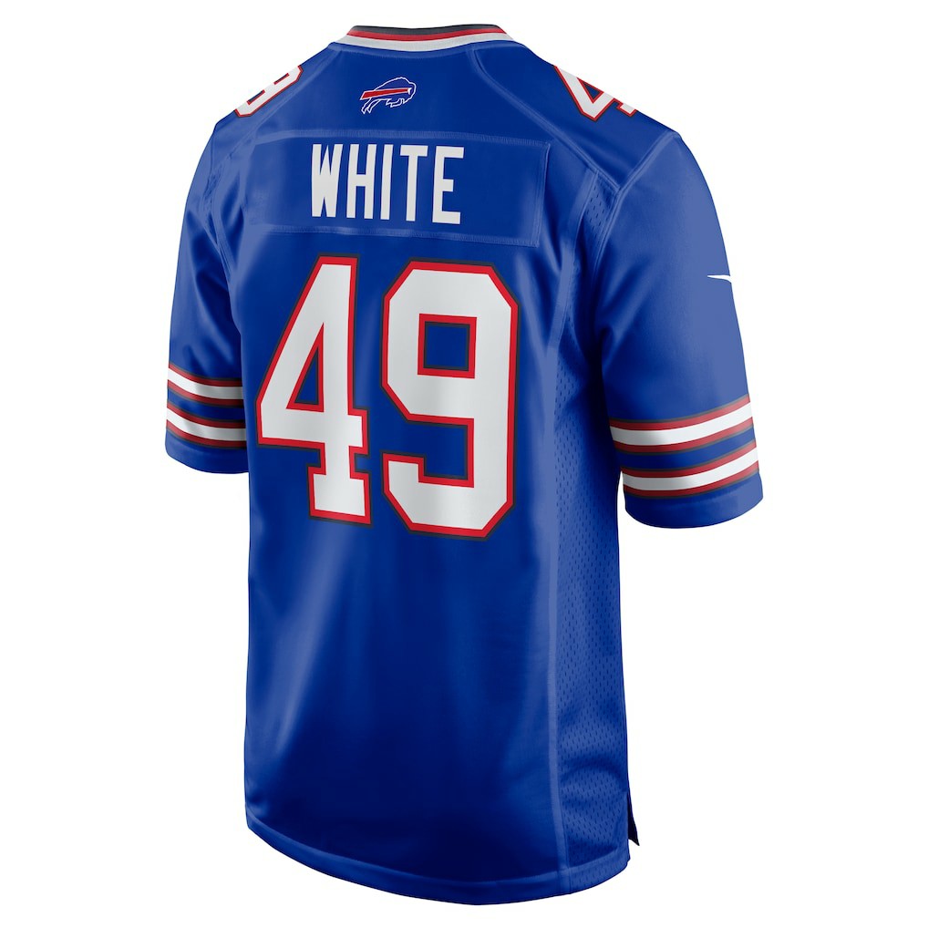 Buffalo Bills DaShaun White  Team Game Jersey | NFL Sale