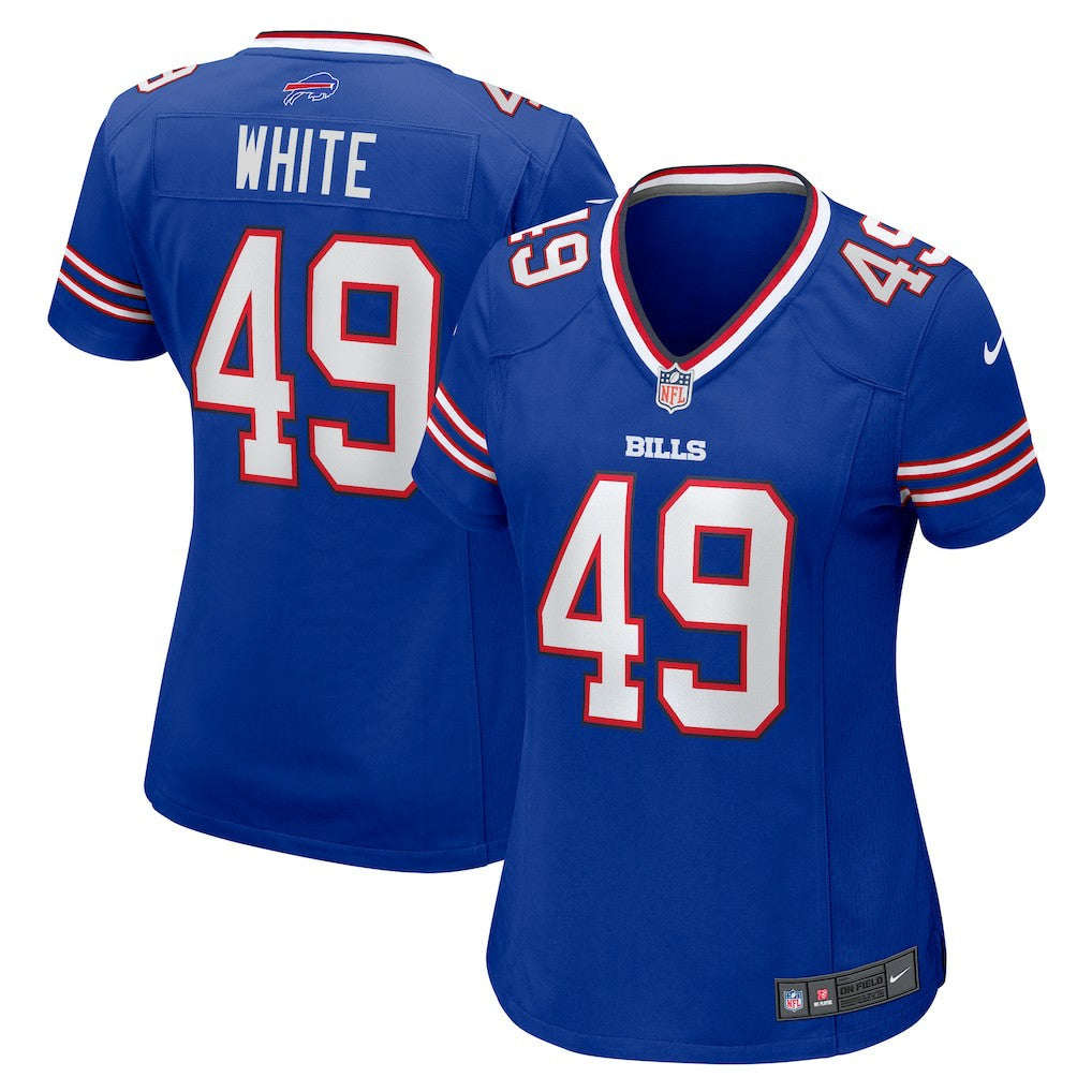 Buffalo Bills DaShaun White  Women's Team Game Jersey | NFL Discount
