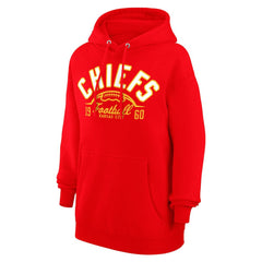 Kansas City Chiefs Starter Unisex Half Ball Team Fleece Pullover Hoodie | NFL Outlet