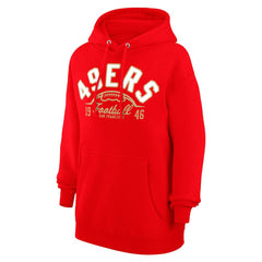 San Francisco 49ers Starter Unisex Half Ball Team Fleece Pullover Hoodie | NFL On sale
