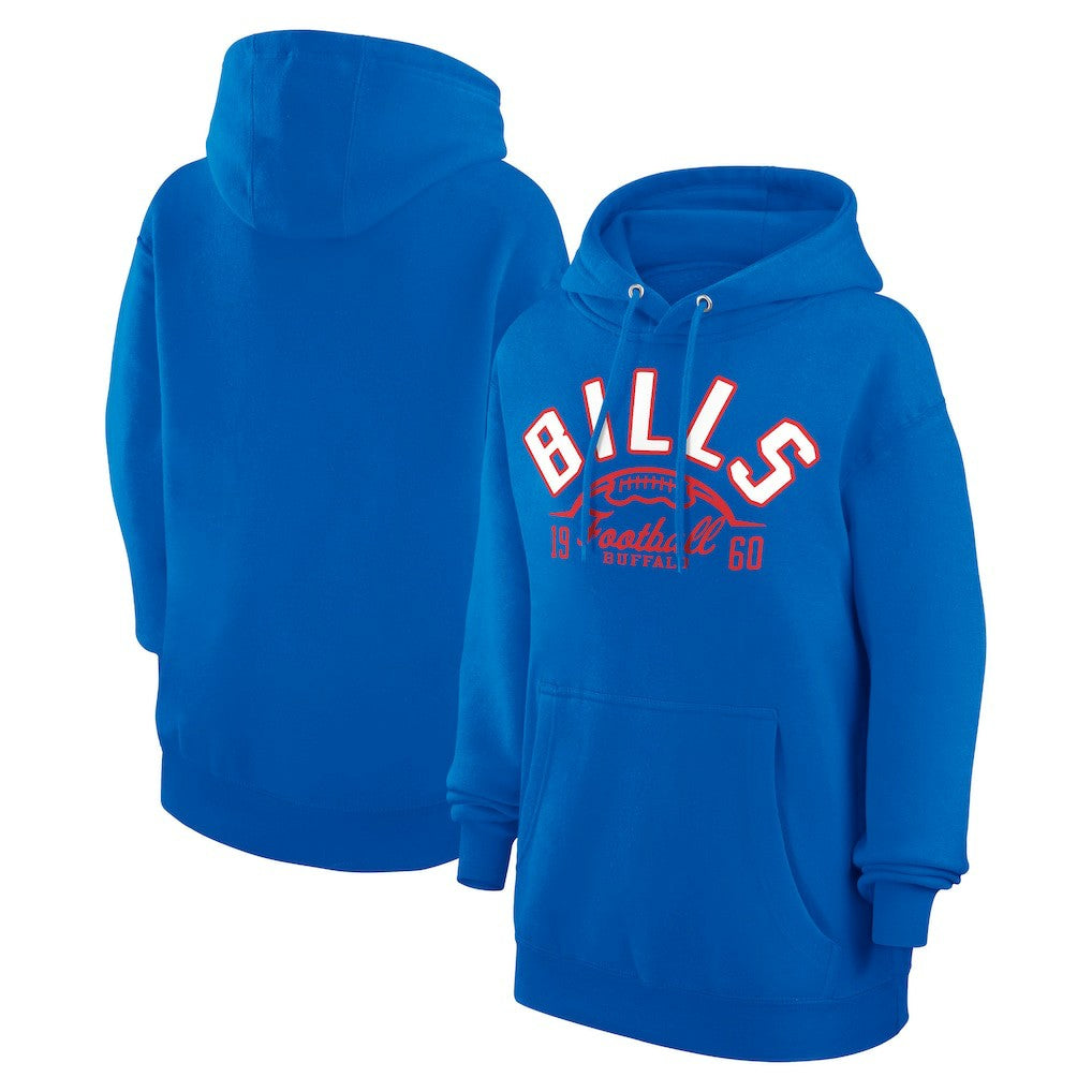 Buffalo Bills Starter Unisex Half Ball Team Fleece Pullover Hoodie | NFL Hot