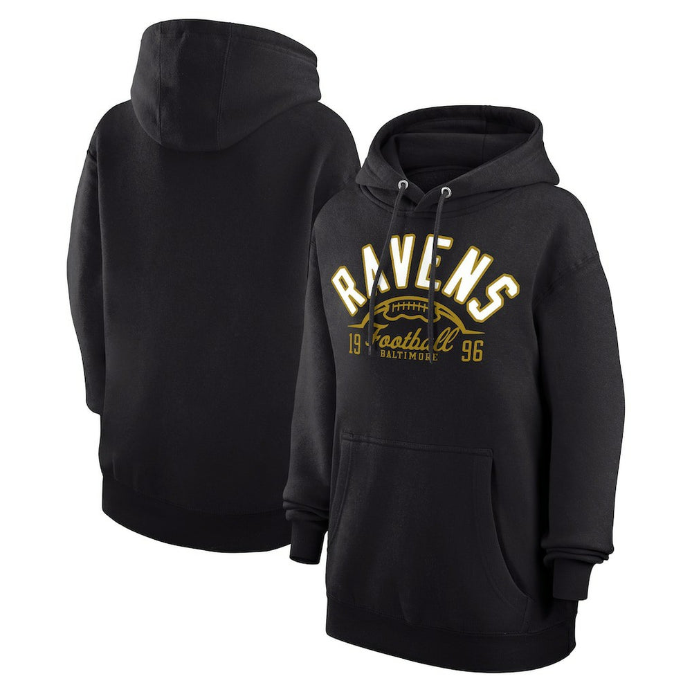 Baltimore Ravens Starter Unisex Half Ball Team Fleece Pullover Hoodie | NFL Outlet