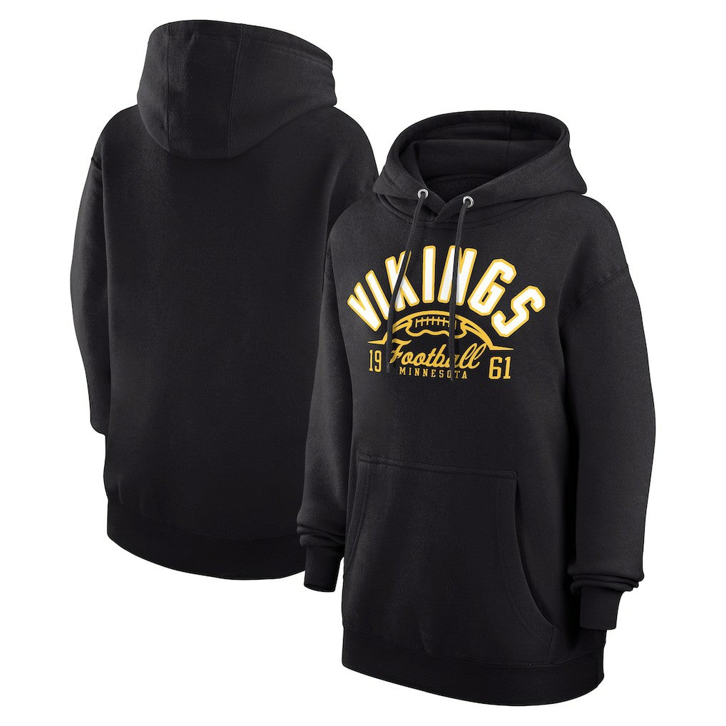 Minnesota Vikings Starter Unisex Half Ball Team Fleece Pullover Hoodie | NFL US