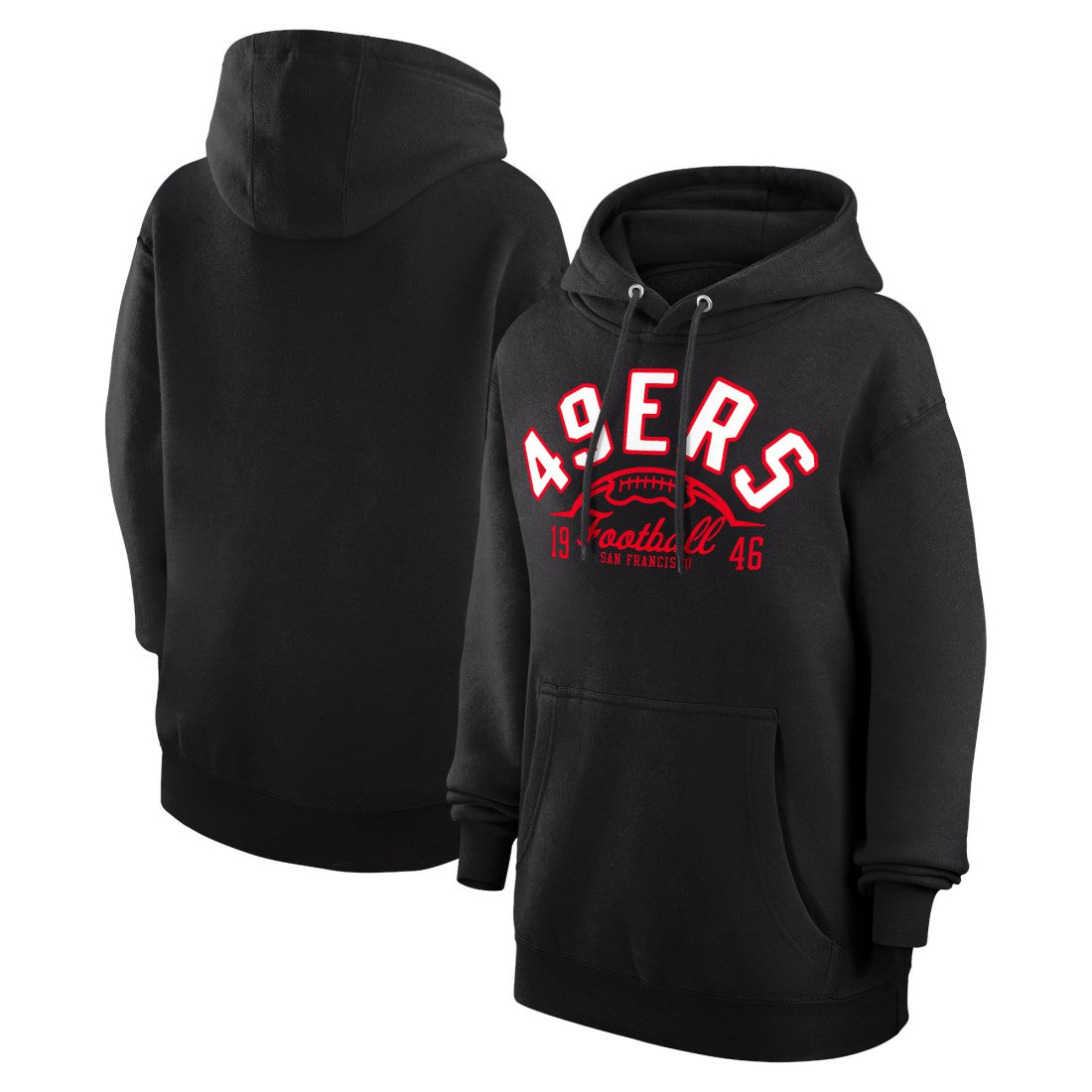 San Francisco 49ers Starter Unisex Half Ball Team Fleece Pullover Hoodie | NFL US