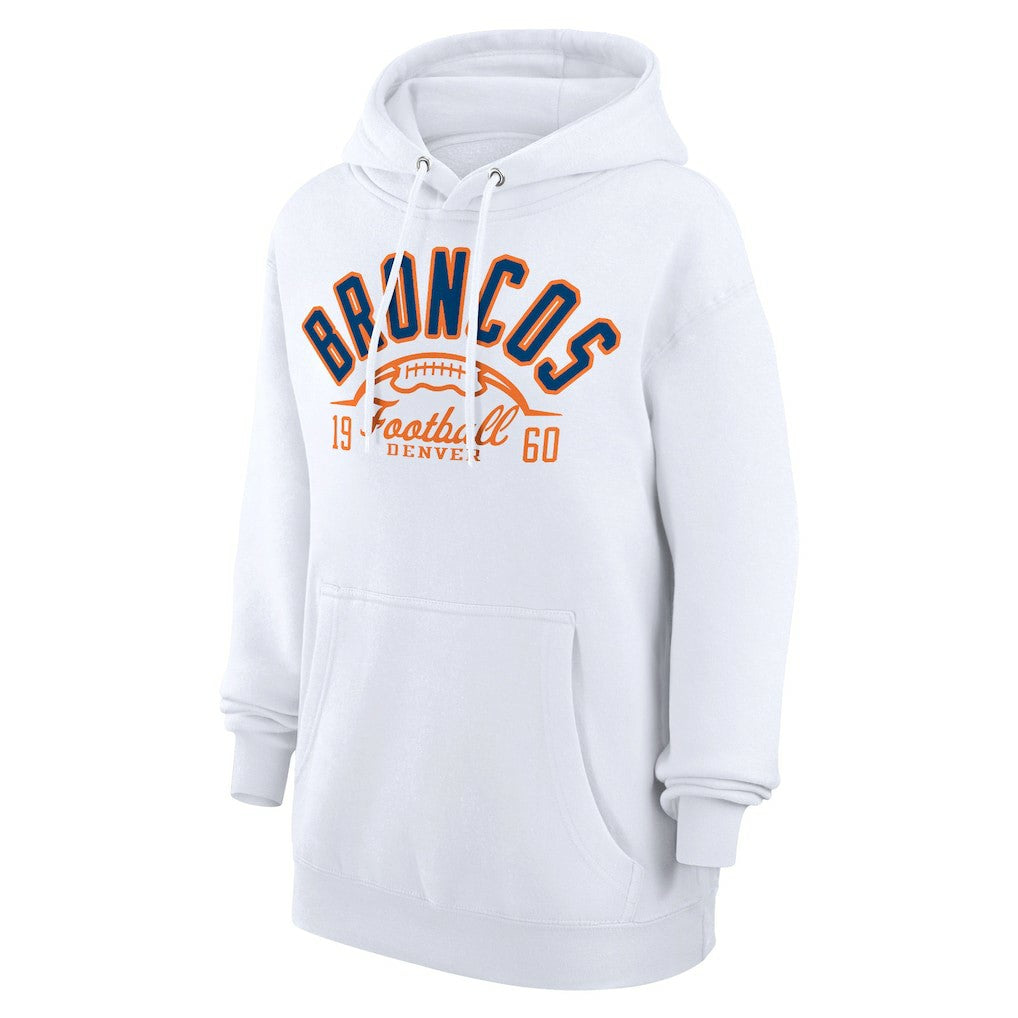 Denver Broncos Starter Unisex Half Ball Team Fleece Pullover Hoodie | NFL Near me