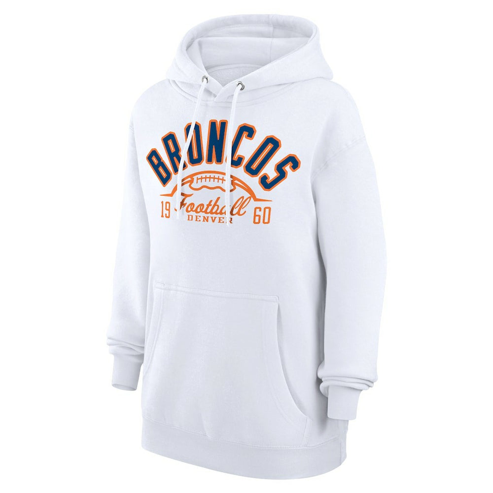 Denver Broncos Starter Unisex Half Ball Team Fleece Pullover Hoodie | NFL Near me