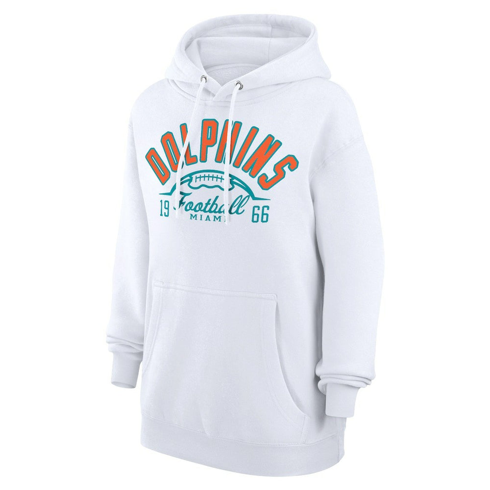 Miami Dolphins Starter Unisex Half Ball Team Fleece Pullover Hoodie | NFL Discount