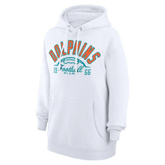 Miami Dolphins Starter Unisex Half Ball Team Fleece Pullover Hoodie | NFL Discount