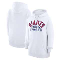 New York Giants Starter Unisex Half Ball Team Fleece Pullover Hoodie | NFL On sale
