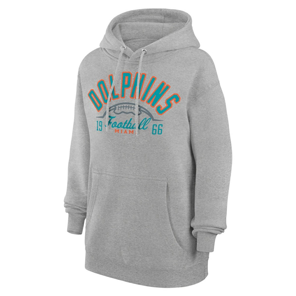 Miami Dolphins Starter Unisex Half Ball Team Fleece Pullover Hoodie | NFL Outlet