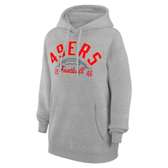 San Francisco 49ers Starter Unisex Half Ball Team Fleece Pullover Hoodie | NFL New