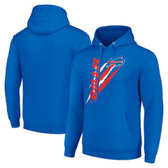 Buffalo Bills Starter Unisex Color Scratch Fleece Pullover Hoodie | NFL US