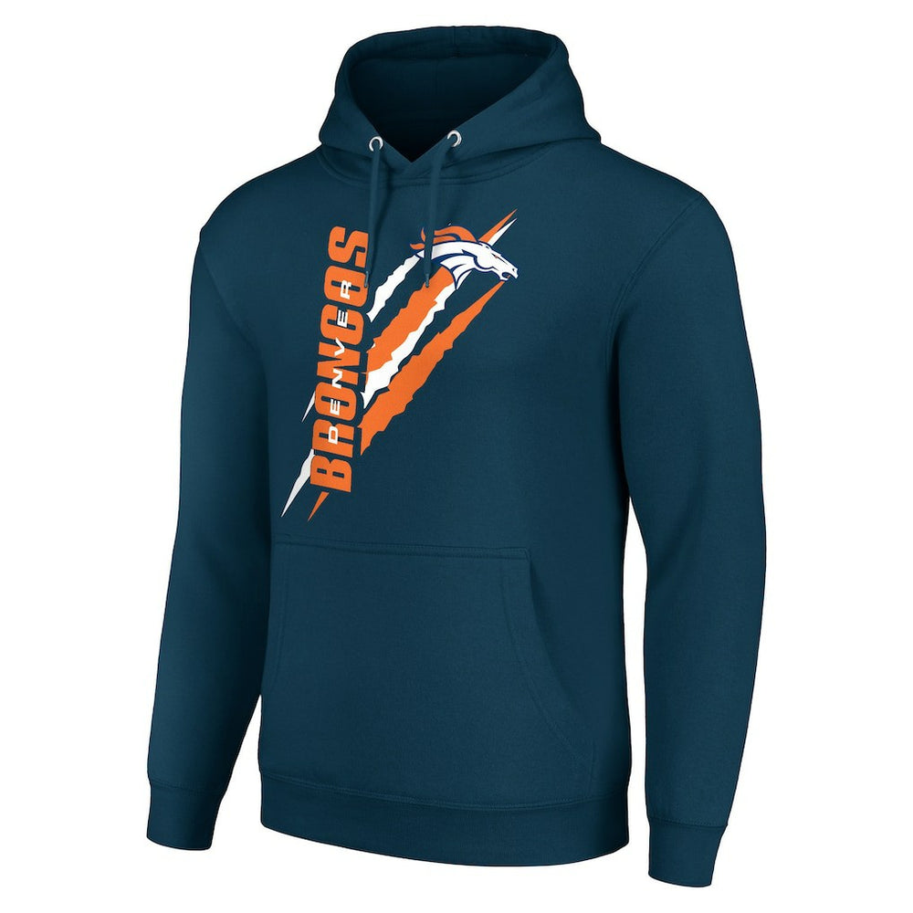 Denver Broncos Starter Unisex Color Scratch Fleece Pullover Hoodie | NFL Outlet